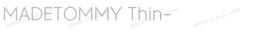 MADETOMMY Thin字体转换